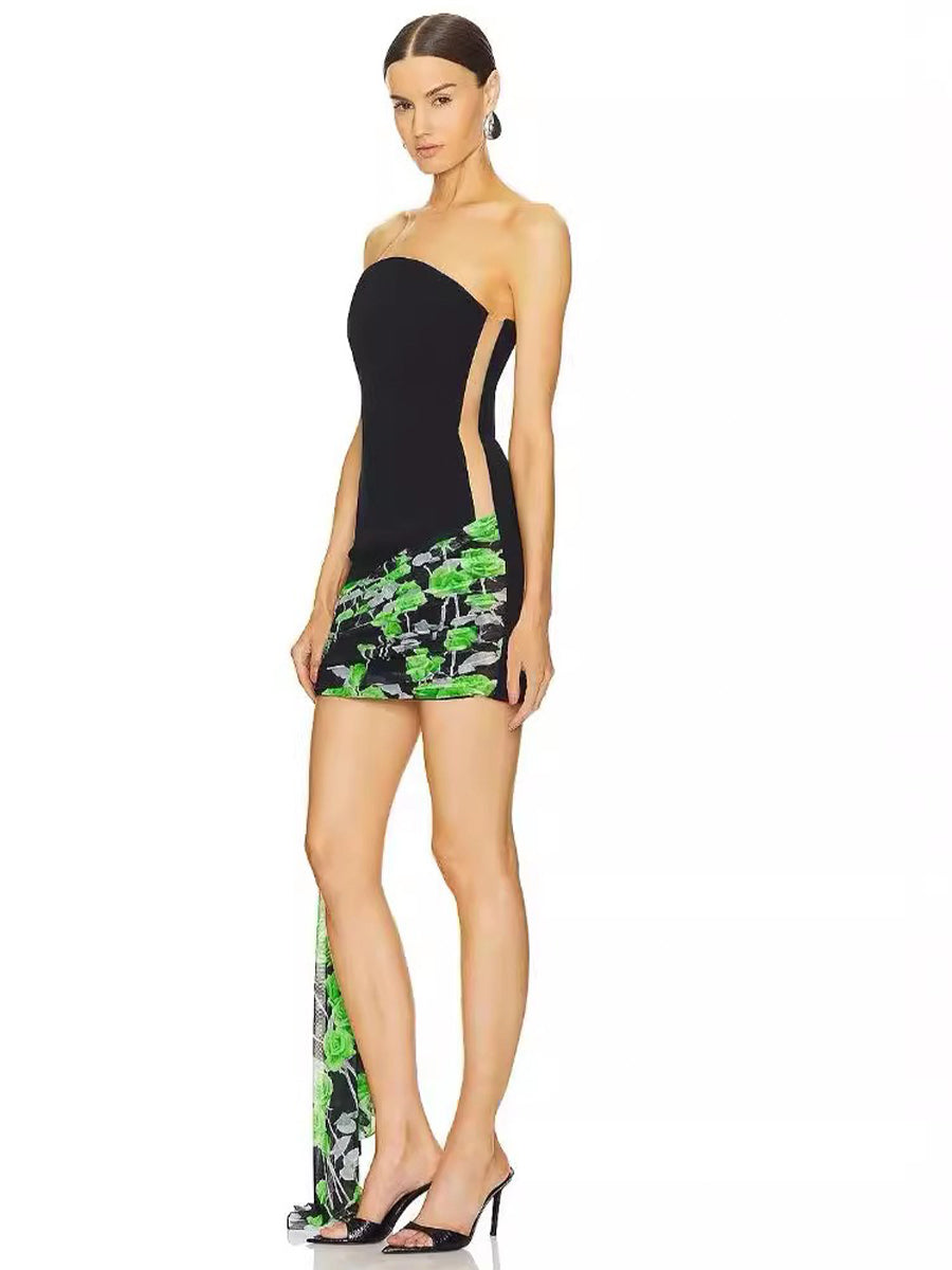 Gabriela Mini Dress In Green