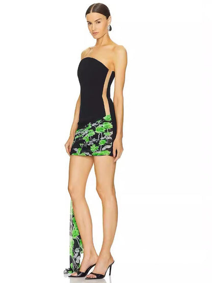 Gabriela Mini Dress In Green