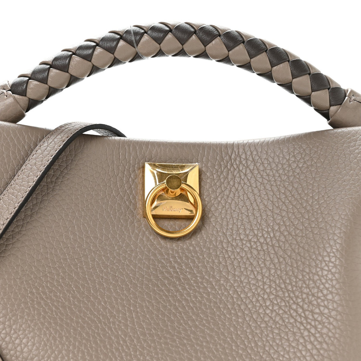 Heavy Grain Small Iris Tote Solid Grey