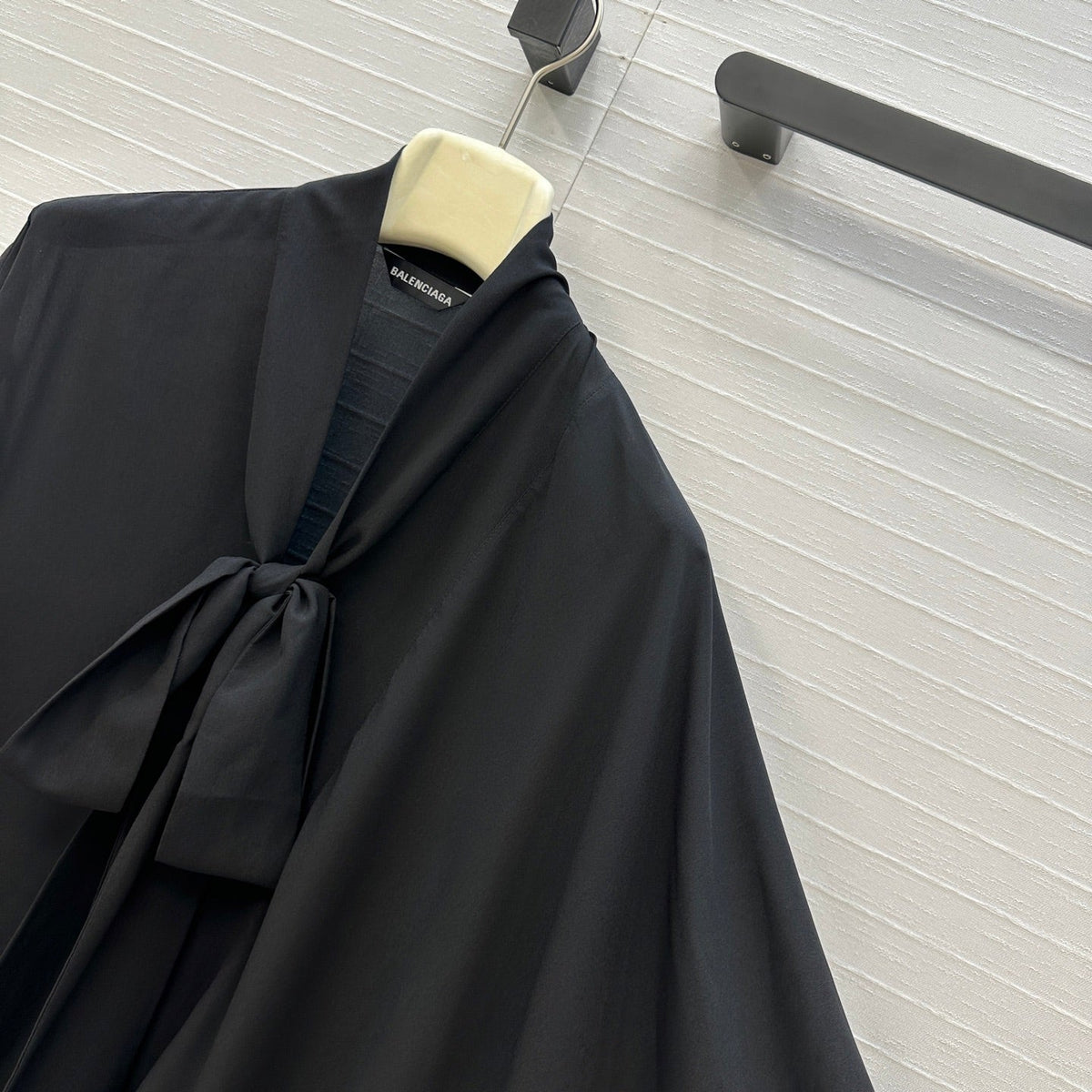 Balenciaga 25 Shirt Black Polyester 0001