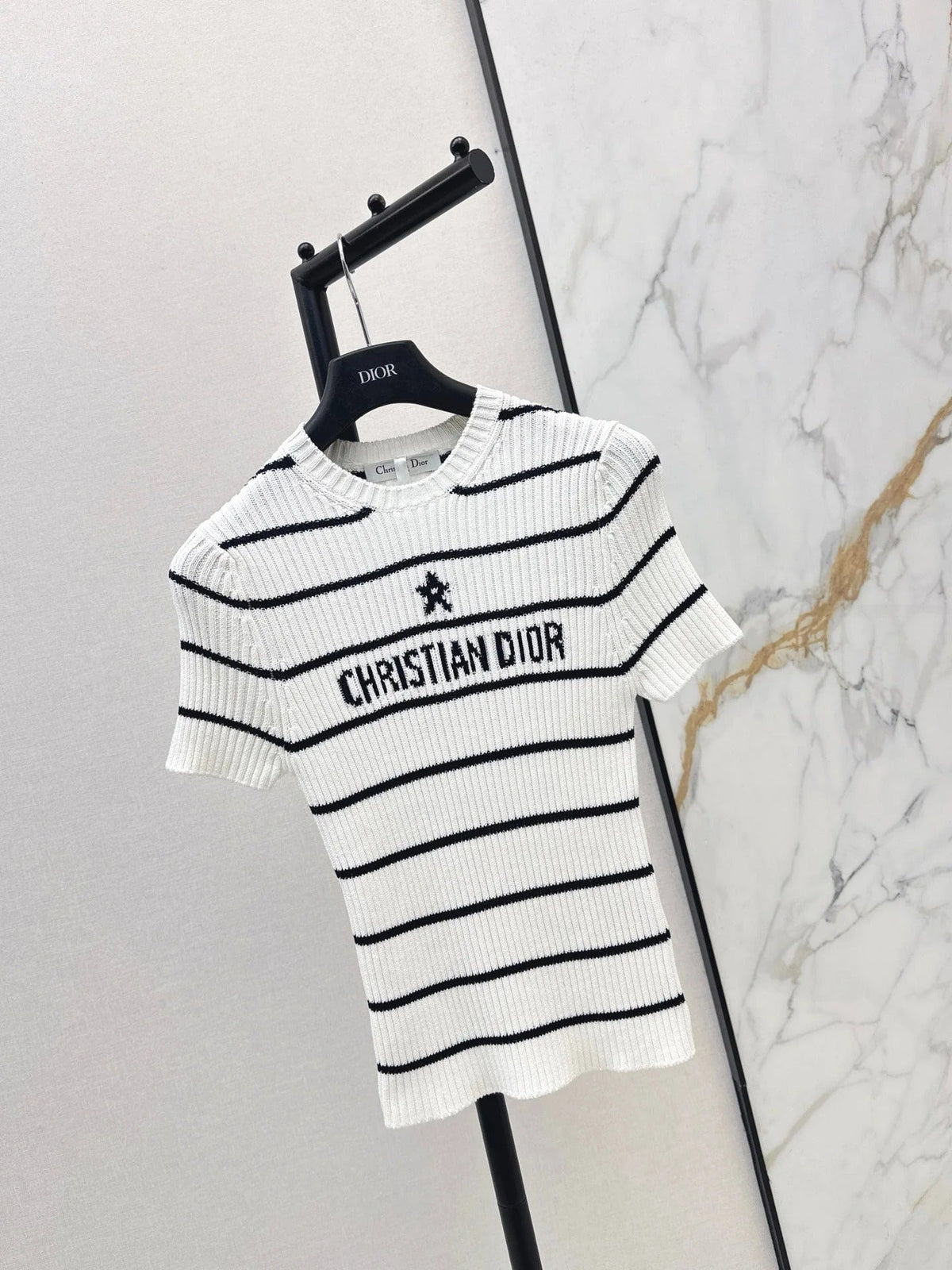 DIOR 25S SHORT-SLEEVE SWEATER 541