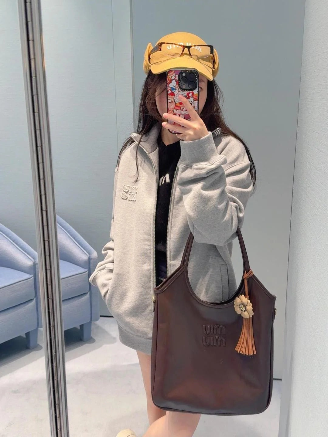 MIUMIU FLEECE JACKET STYLE 717