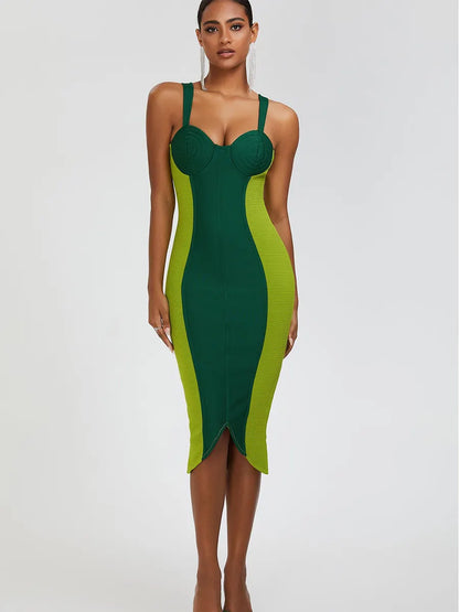 Vivianna Bandage Midi Dress