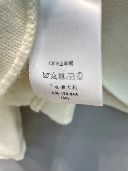 DIOR 25S SHOULDER-BUTTON SWEATER 538