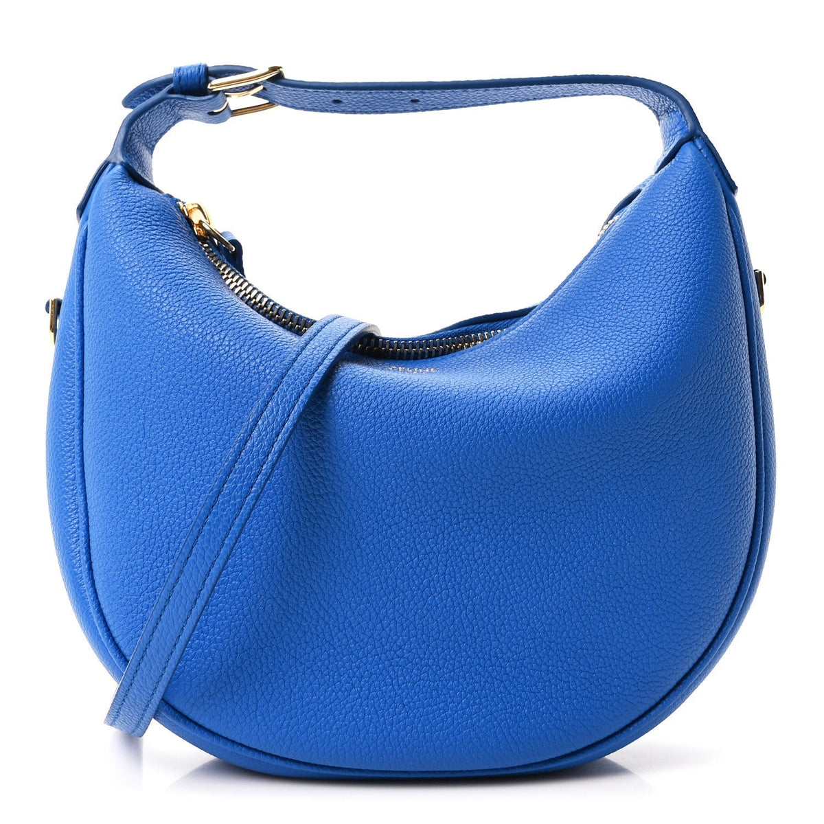 Grained Calfskin Teen Lulu Shoulder Bag Ultra Blue