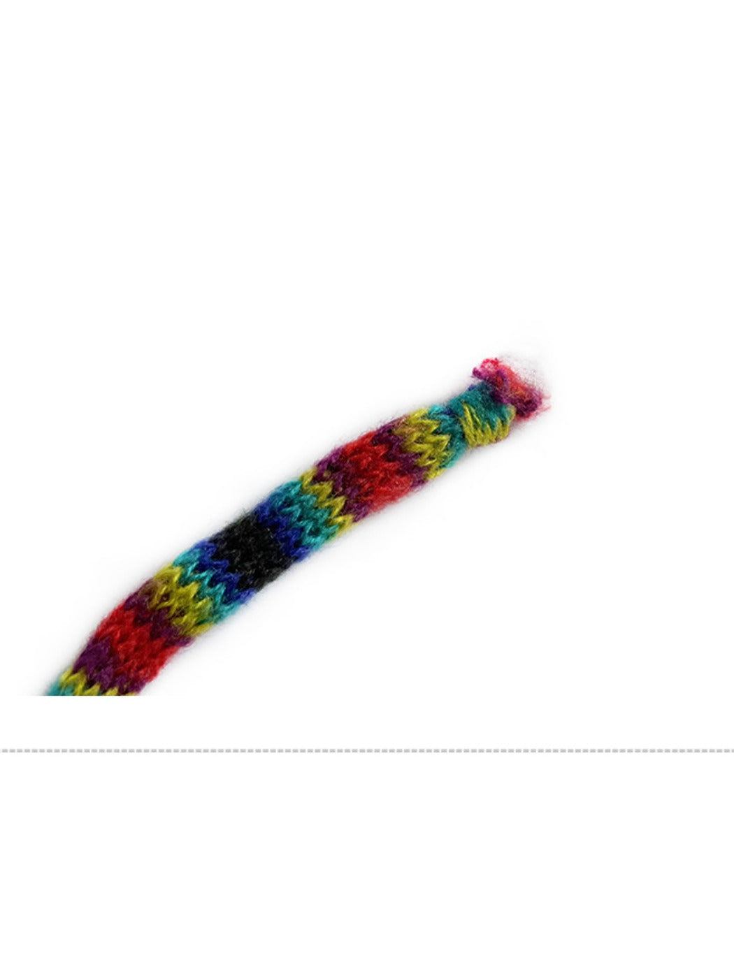 Haila - Retro Colorful Knitted Beanie with Chin Ties