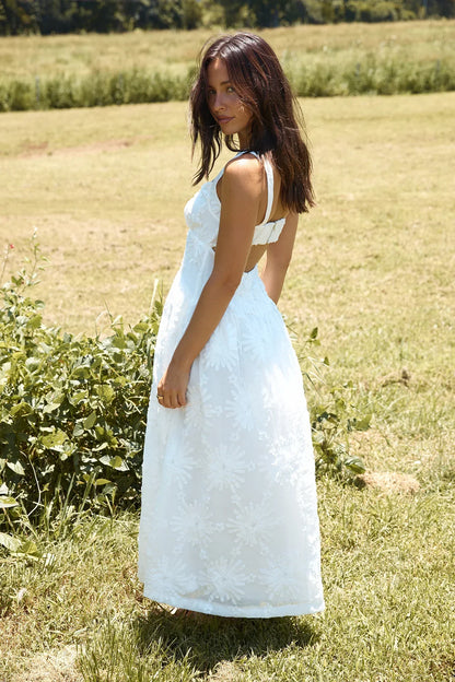 Grand Estate Porcelain Princess Maxi Dress