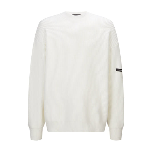 Balenciaga 25 Sweater White Wool 0011
