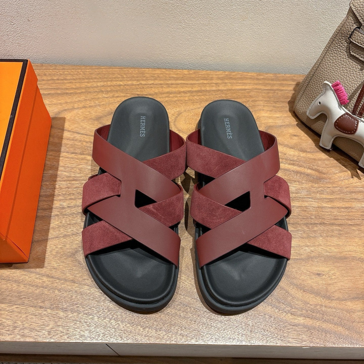 HM 25 Kazimir Sandal Calfskin Suede