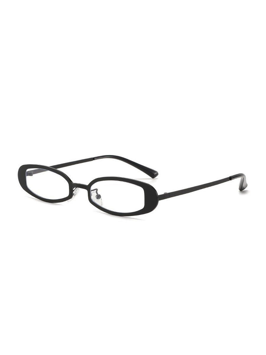 Mara Metal Oval-Framed Sunglasses