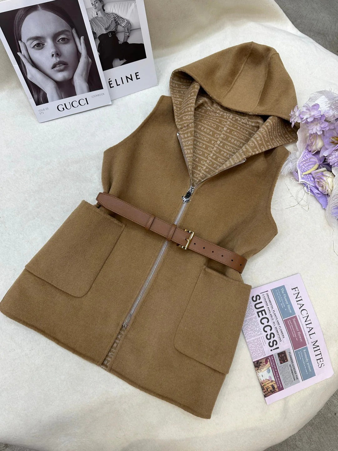 PRADA 25S WOOL VEST COAT 476