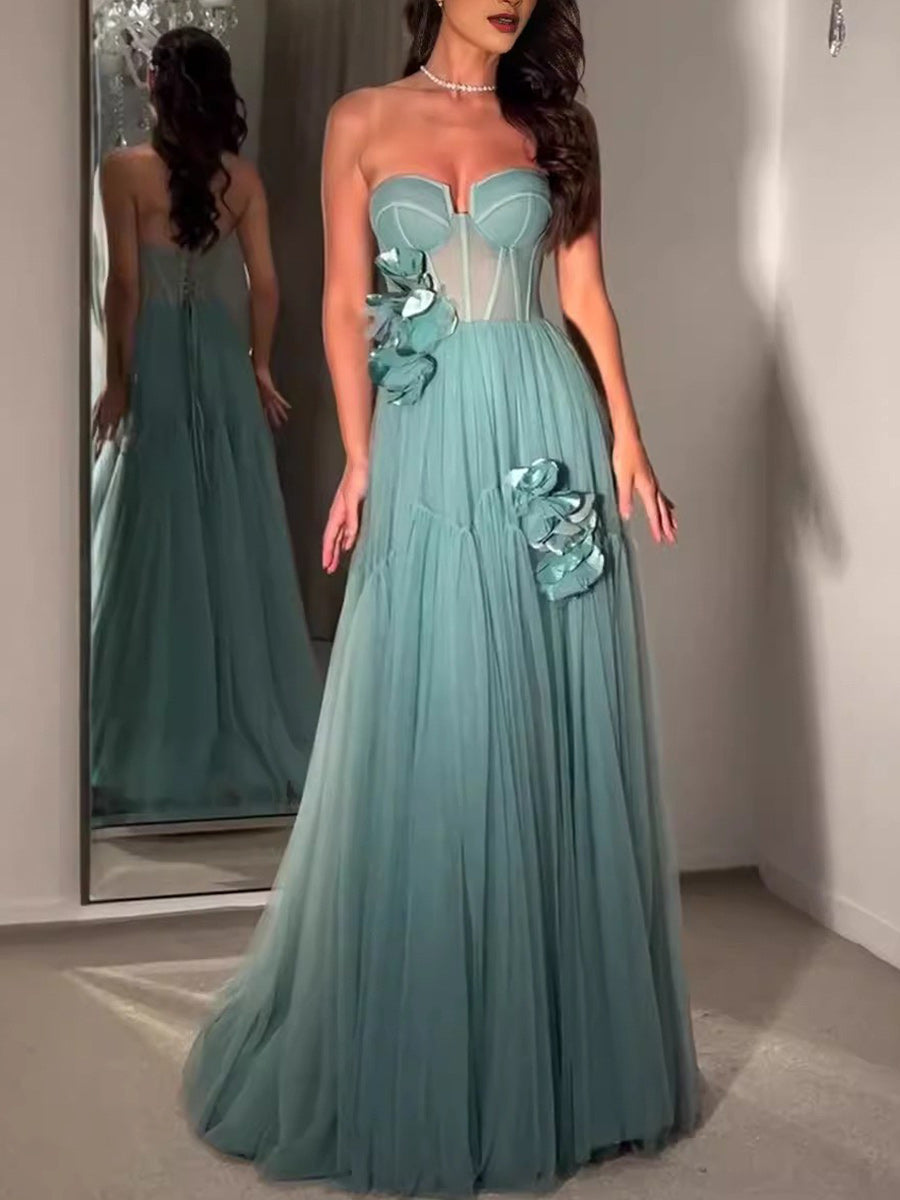 Lena Maxi Dress In Blue
