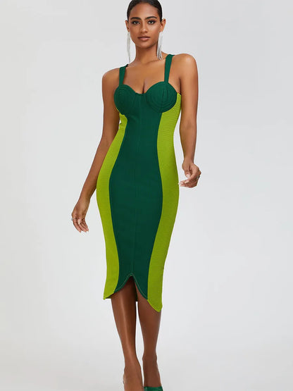 Vivianna Bandage Midi Dress