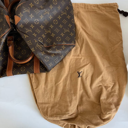 Louis Vuitton Monogram Canvas and Leather 45 boston bag