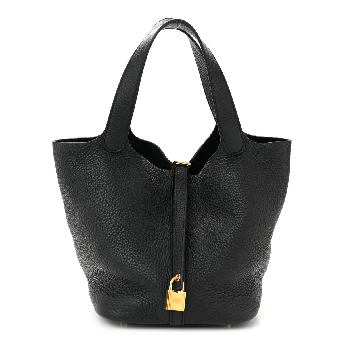 Taurillon Clemence Picotin Lock 22 MM Black