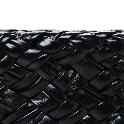 Calfskin Intrecciato Kalimero Cha-Cha Clutch Black