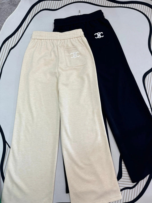 CELINE 25S WIDE-LEG WOOL PANTS