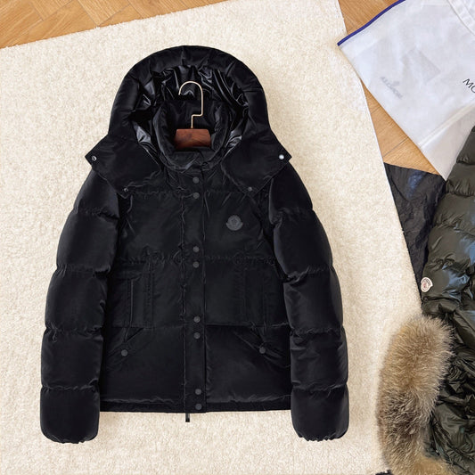 Moncler 2025 Allymes 2-in-1 Down Jacket Black Fabric Down