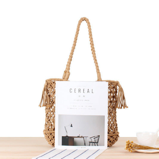 Crochet Market Bag Mesh Woven Bag