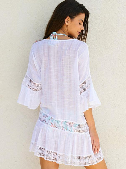 Hollow Split-Joint Cover-Ups Swimwear