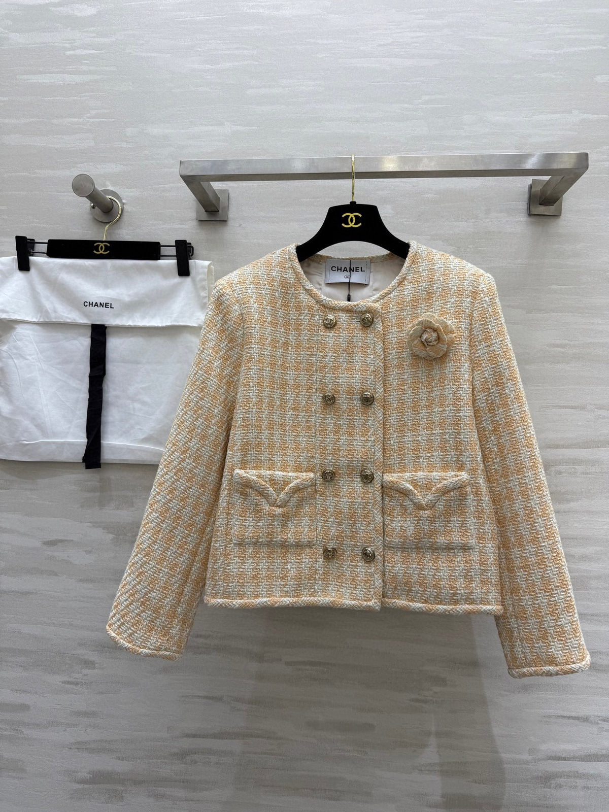 CC 25C Gentle Braided Jacket Orange Tweed