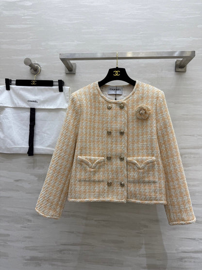 CC 25C Gentle Braided Jacket Orange Tweed