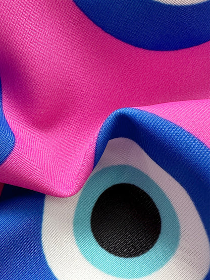 Lila Colorful Polka Dot Bikini Two Piece Set