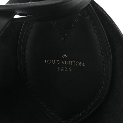Monogram Flower Hobo Black