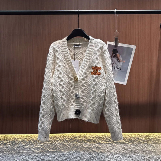 CELINE 25S KNITTED CARDIGAN