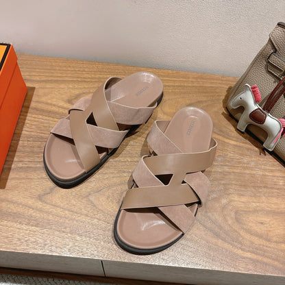 HM 25 Kazimir Sandal Calfskin Suede