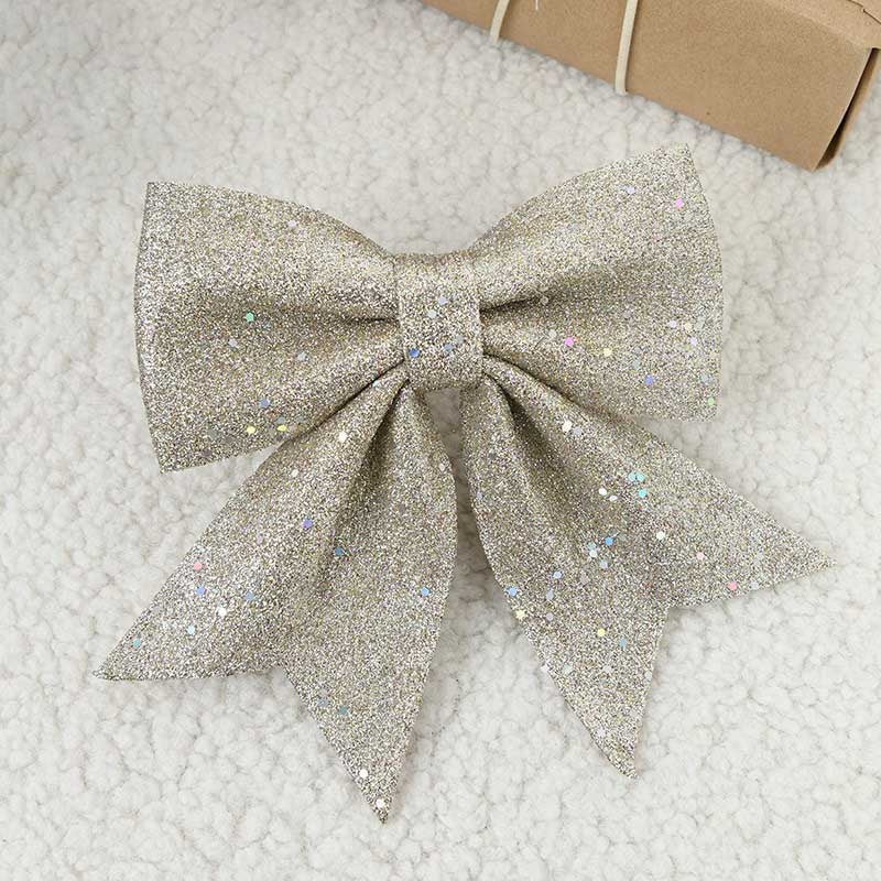Sparking Bow Knot Christmas Tree Wall Hanging