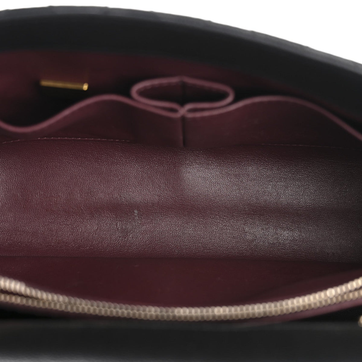 Caviar Quilted Small Coco Handle Flap Black