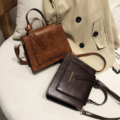 Plain Casual Wear-Resisting Sinple Square Bag