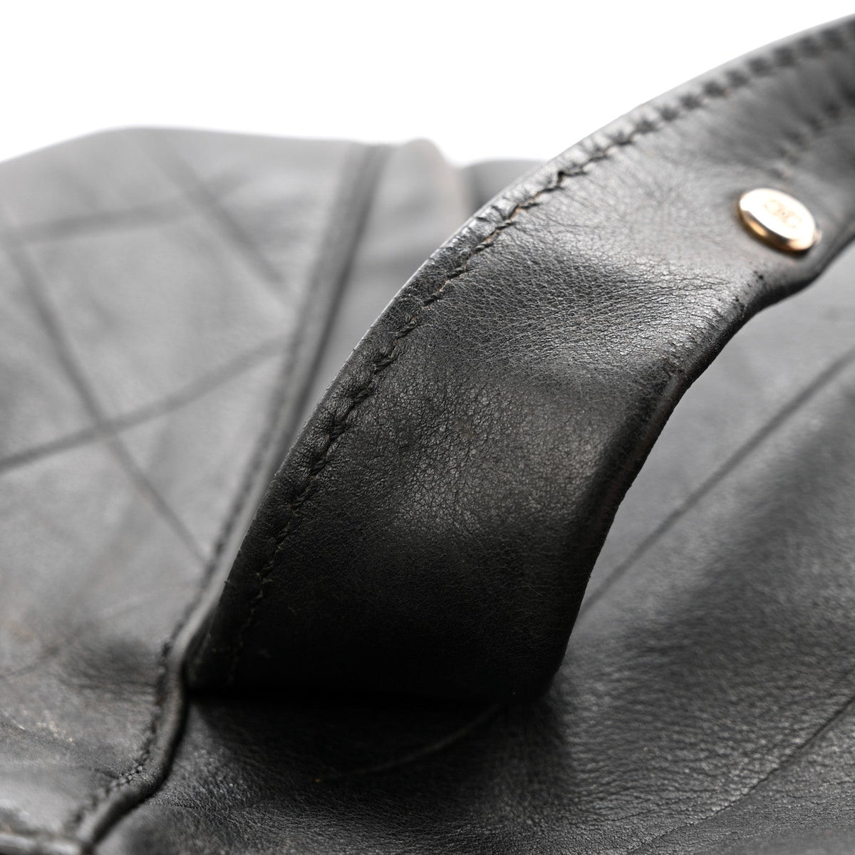Calfskin CC Chevron All Day Long Boston Black