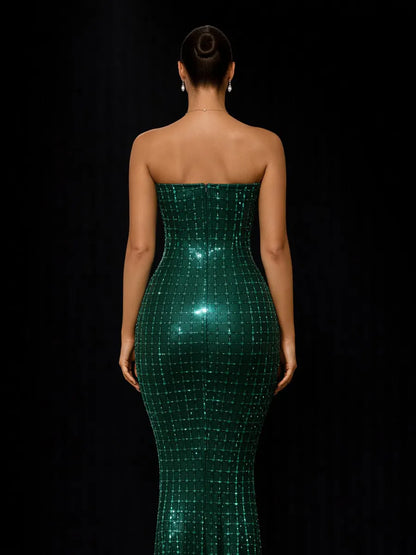 Isabella Maxi Dress In Green