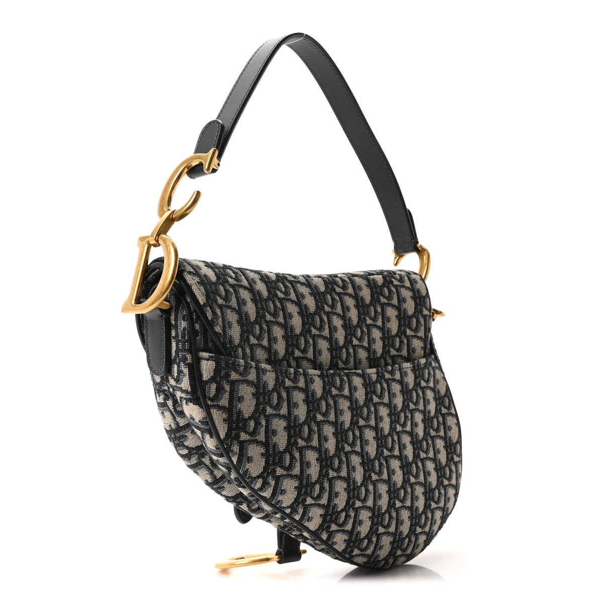 Oblique Saddle Bag Blue