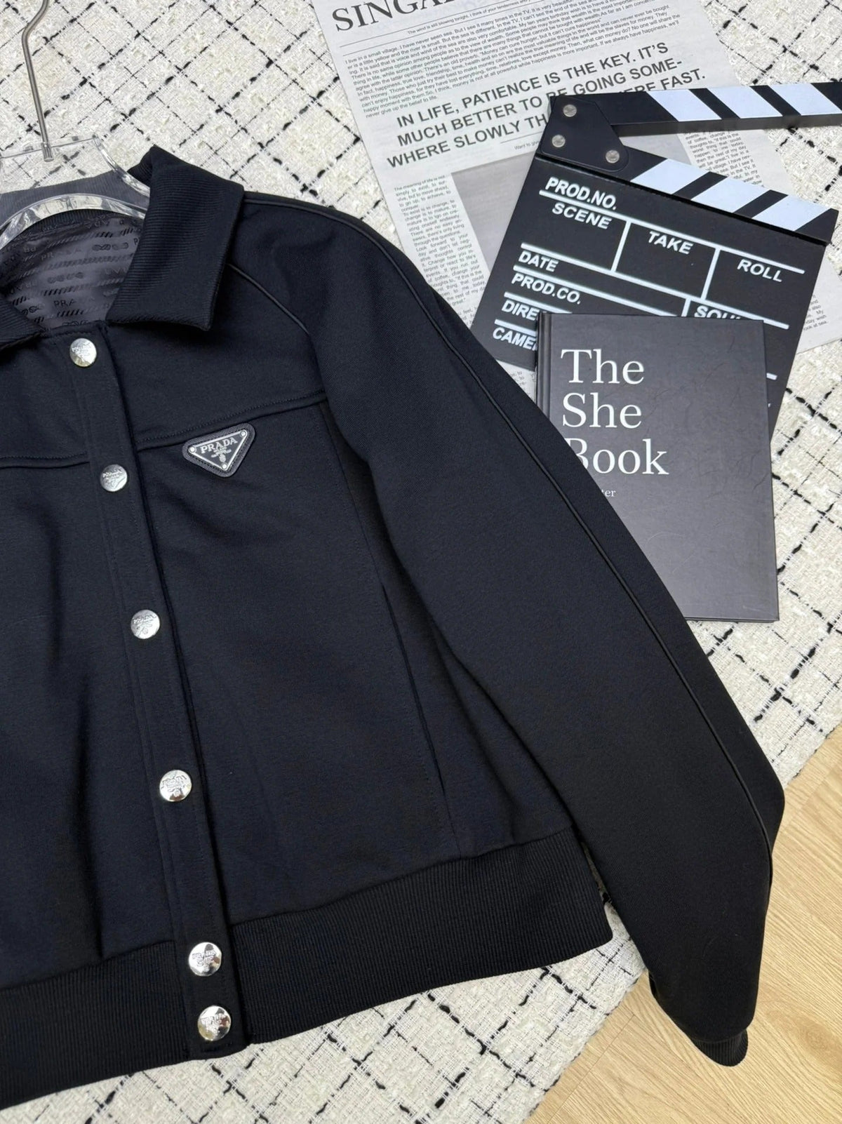 PRADA 25S LOGO JACKET 326