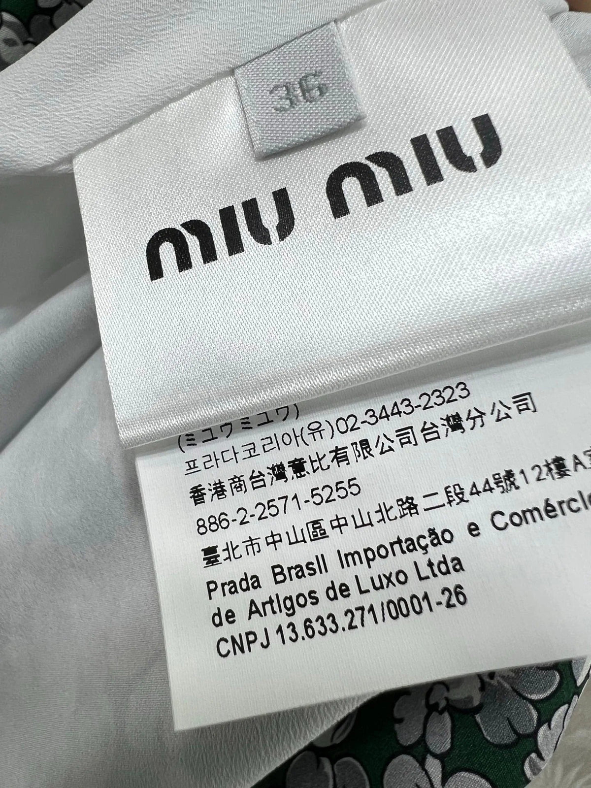 MIUMIU 25S LONG SLEEVE DRESS 265417