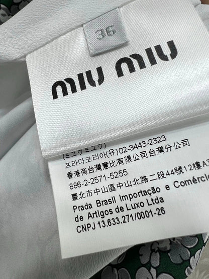 MIUMIU 25S LONG SLEEVE DRESS 265417