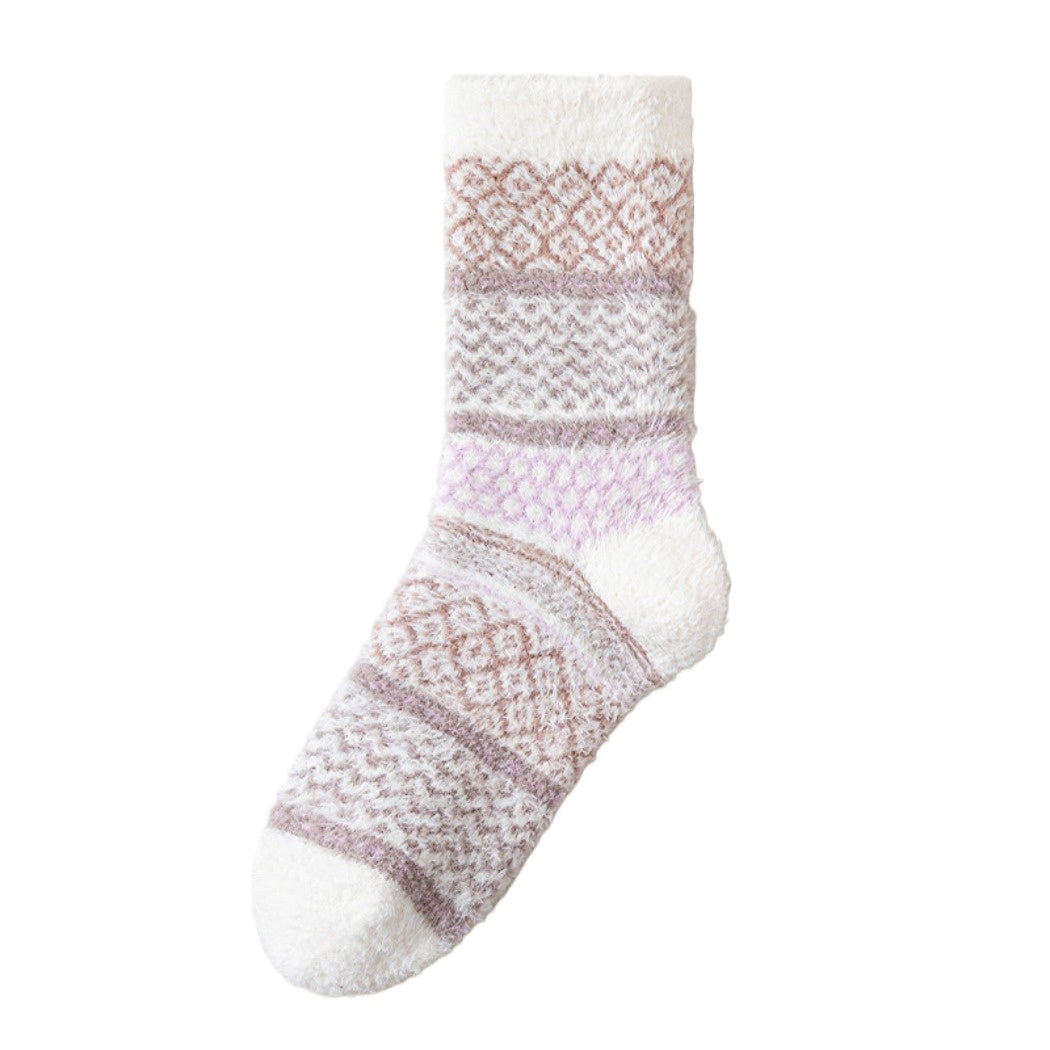 Rufia - Cozy Fleece Thick Mid-Calf Socks