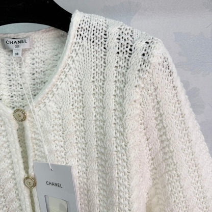 CC 26s White Knit Cardigan 345133