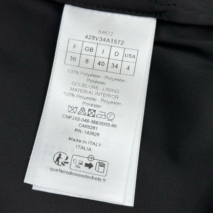 CD Lace Mesh Midi Skirt Black Polyester 350179