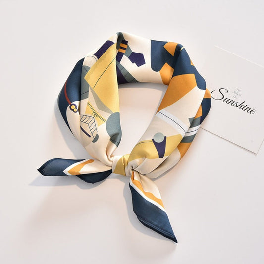 Scarvii - Summer Colorful Fashion Square Scarf