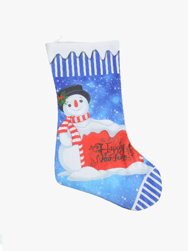 Xmas Gift Socks Candy Bag New Year Christmas Tree Decoration