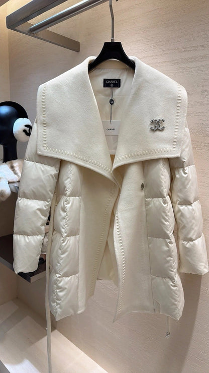 CHANEL 25S REGULAR FIT LONG DOWN JACKET 575