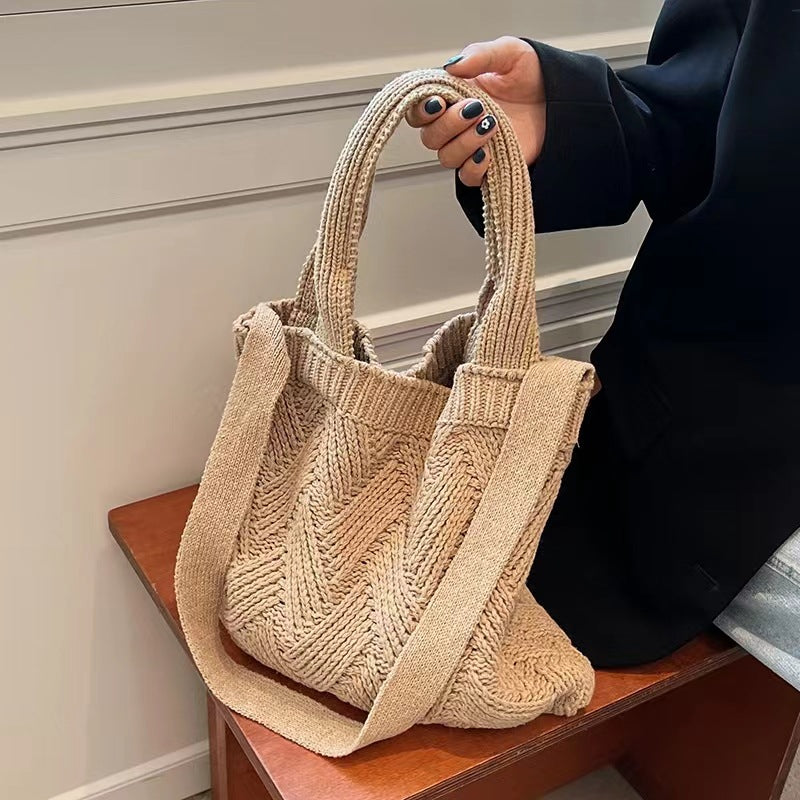 Crochet Tote Bag Crossbody Bag Woven Bag