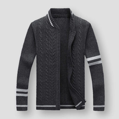 Saint Morris Vence Striped Cardigan