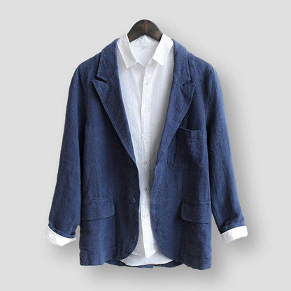 Saint Morris Lenoir Linen Blazer