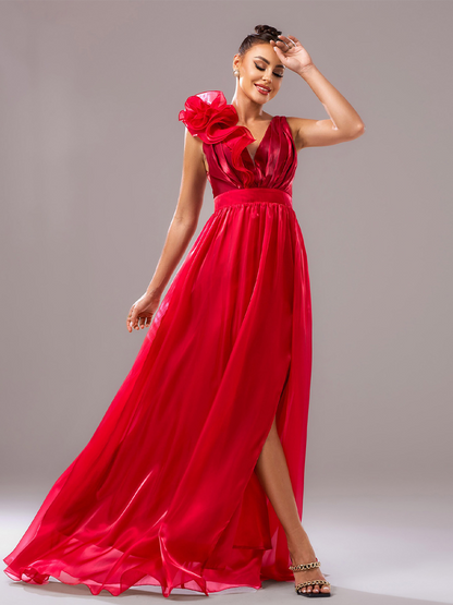 Ivy Maxi Dress In Red