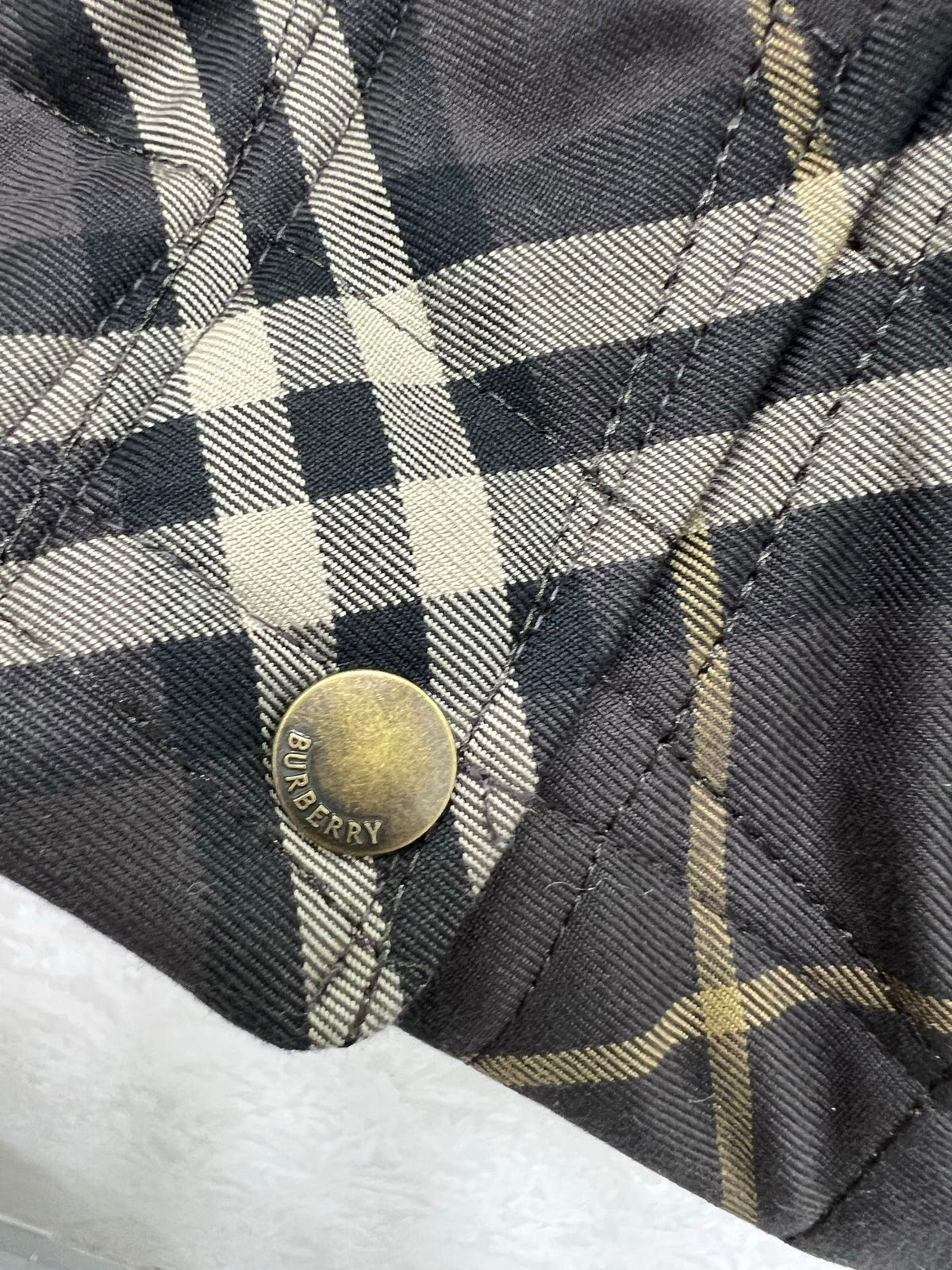 Burberry 25 Quilted Cropped Jacket Multicolor Cotton